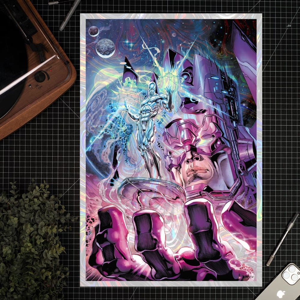 Sideshow Collectibles Marvel Death Of The Silver Surfer Kunstdruck