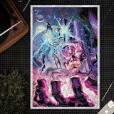 Sideshow Collectibles Marvel Death Of The Silver Surfer Kunstdruck