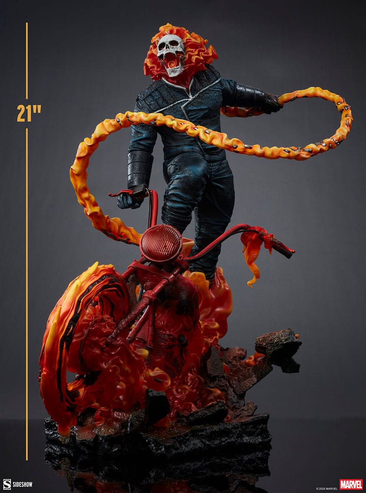 Sideshow Collectibles Marvel Ghost Rider (Classic Variant) Premium Format Statue