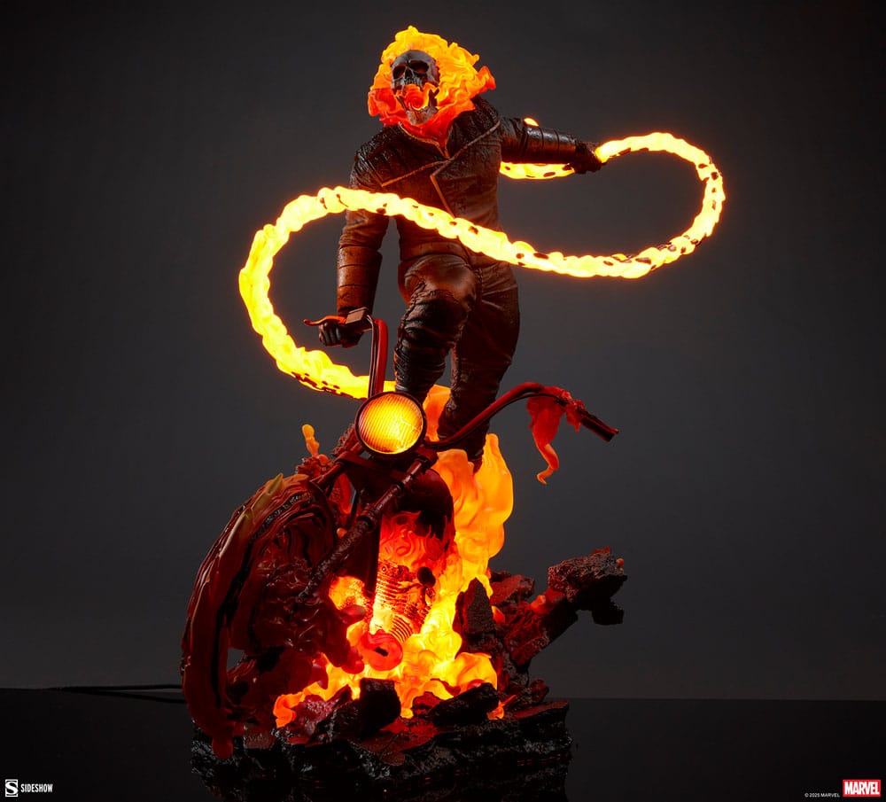 Sideshow Collectibles Marvel Ghost Rider (Classic Variant) Premium Format Statue