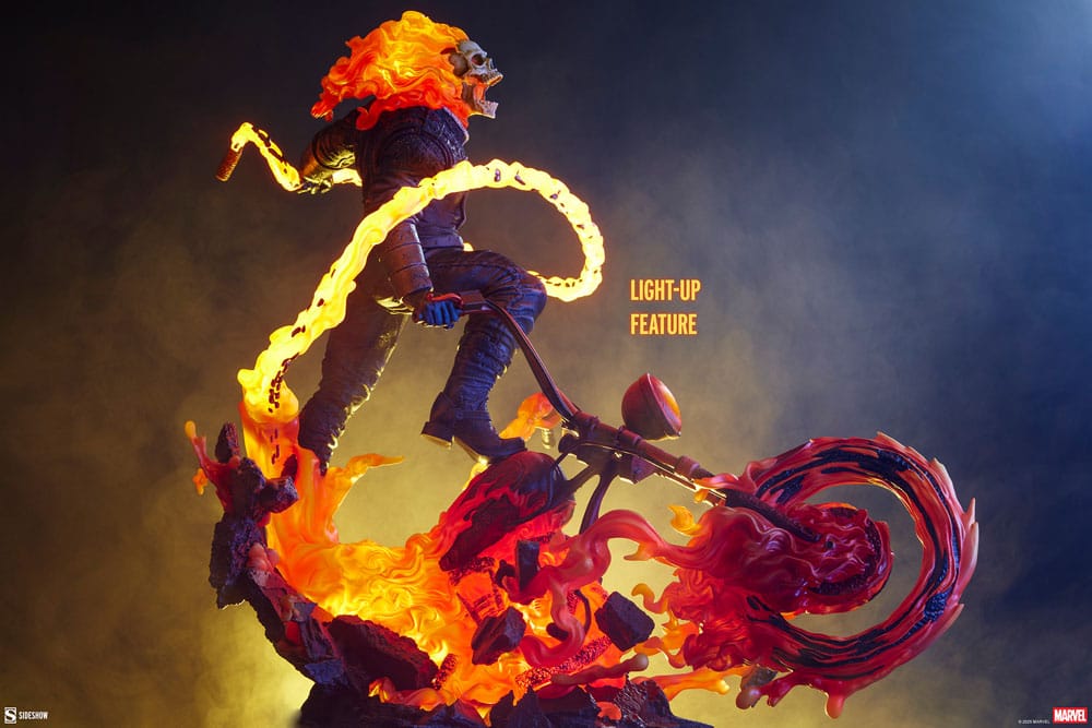 Sideshow Collectibles Marvel Ghost Rider (Classic Variant) Premium Format Statue