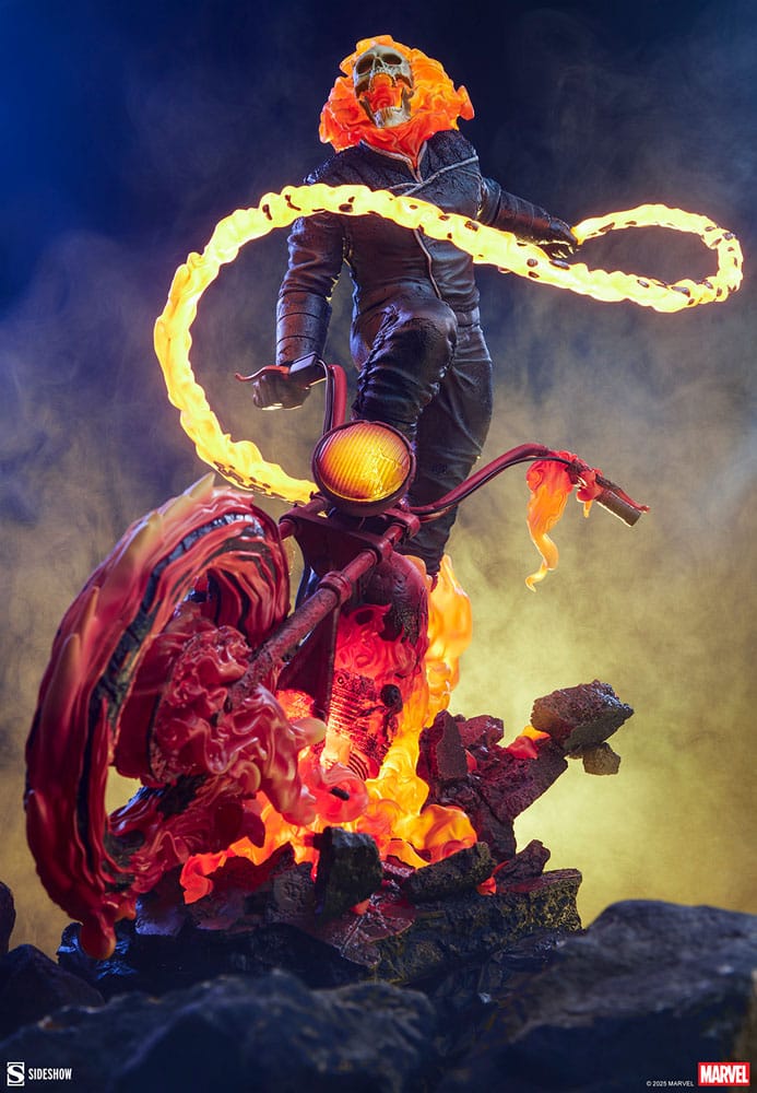 Sideshow Collectibles Marvel Ghost Rider (Classic Variant) Premium Format Statue