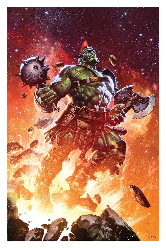 Sideshow Collectibles Marvel Planet Hulk Worldbreaker Ungerahmt Kunstdruck