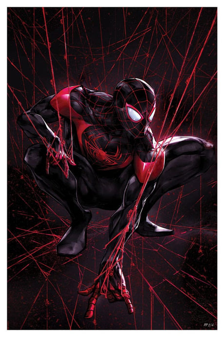 Sideshow Collectibles Marvel Spider-Man Miles Morales Kunstdruck