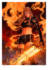 Sideshow Collectibles Marvel X-Men Magik Kunstdruck