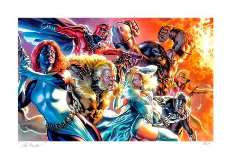 Sideshow Collectibles Marvel X-Men The Brotherhood of Mutants by Felipe Massafera Kunstdruck