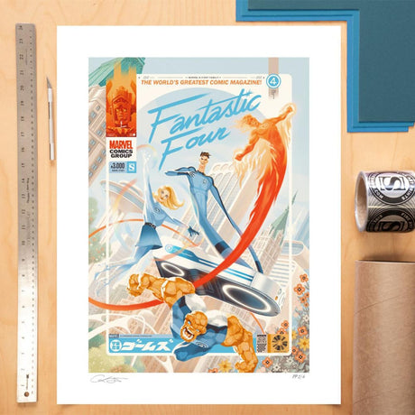 Sideshow Collectibles Marvel’s The Fantastic Four First Family #48 Kunstdruck