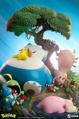 Sideshow Collectibles Pokémon Relaxo Diorama Actionfigur