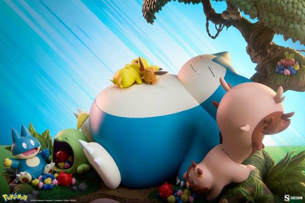Sideshow Collectibles Pokémon Relaxo Diorama Actionfigur
