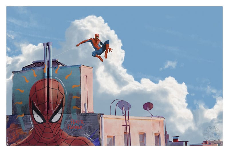 Sideshow Collectibles Spider-Man Peter Parker Ungerahmt Kunstdruck