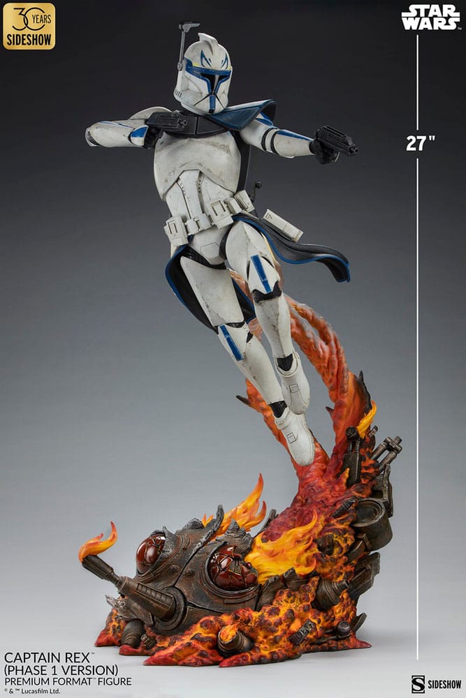Sideshow Collectibles Star Wars Captain Rex (Phase 1 Version) Premium Format Statue
