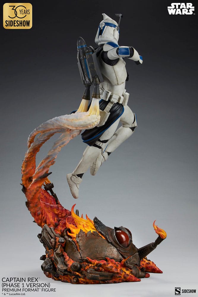 Sideshow Collectibles Star Wars Captain Rex (Phase 1 Version) Premium Format Statue