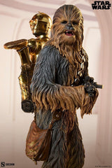 Sideshow Collectibles Star Wars Chewbacca and C-3PO Premium Format Statue