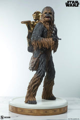 Sideshow Collectibles Star Wars Chewbacca and C-3PO Premium Format Statue