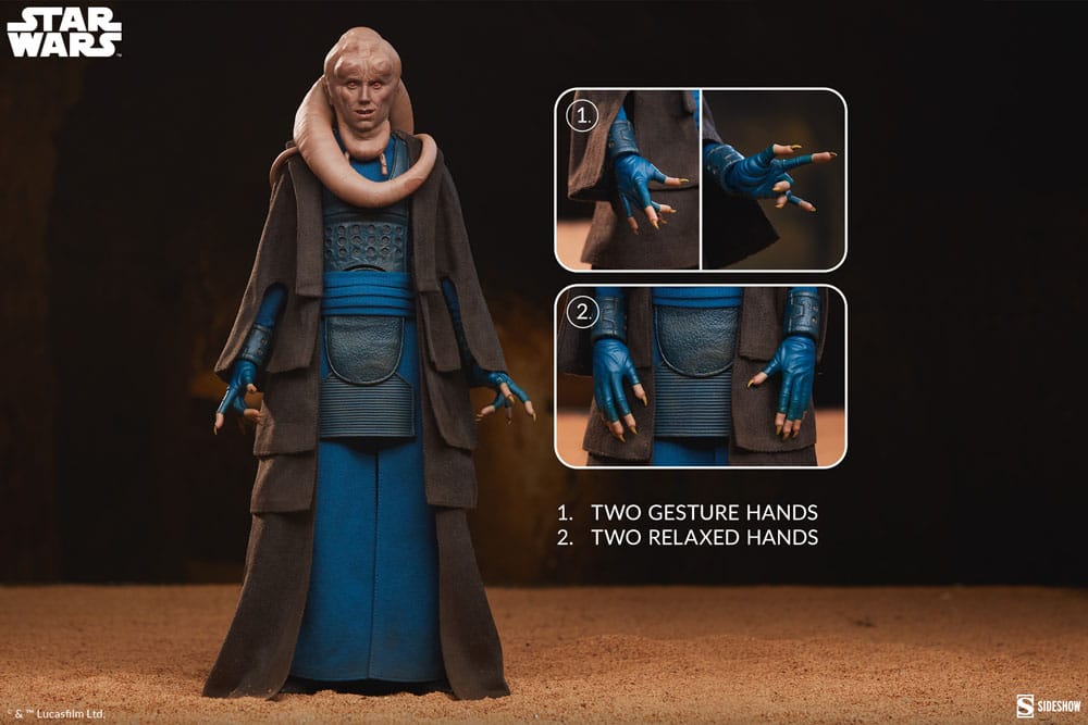 Sideshow Collectibles Star Wars Die Rückkehr der Jedi-Ritter Bib Fortuna 1/6 Actionfigur