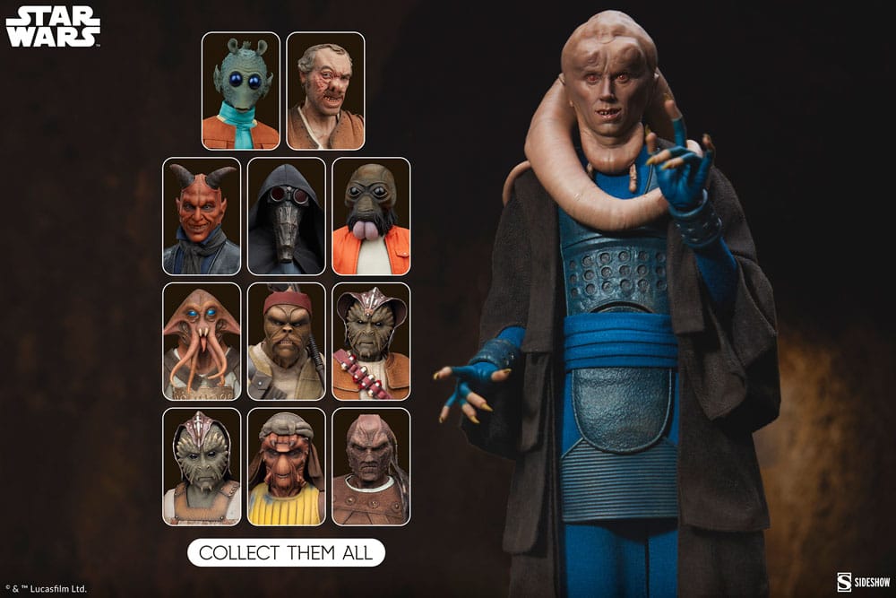 Sideshow Collectibles Star Wars Die Rückkehr der Jedi-Ritter Bib Fortuna 1/6 Actionfigur