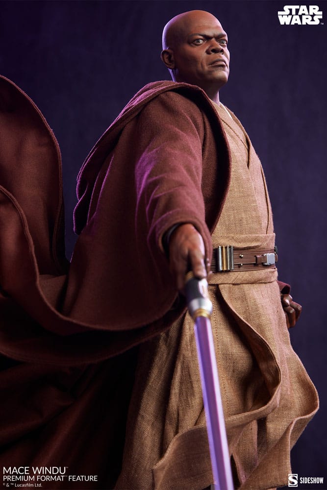 Sideshow Collectibles Star Wars Episode III Mace Windu Premium Format Figur
