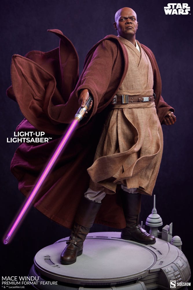 Sideshow Collectibles Star Wars Episode III Mace Windu Premium Format Figur