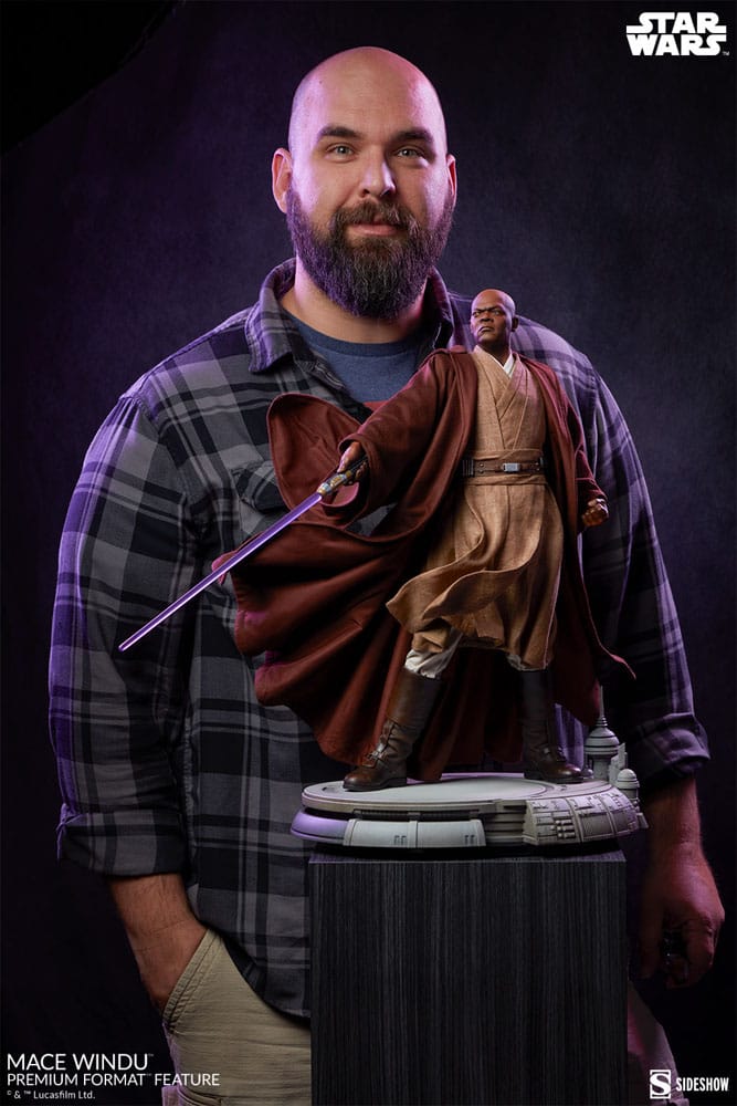 Sideshow Collectibles Star Wars Episode III Mace Windu Premium Format Figur