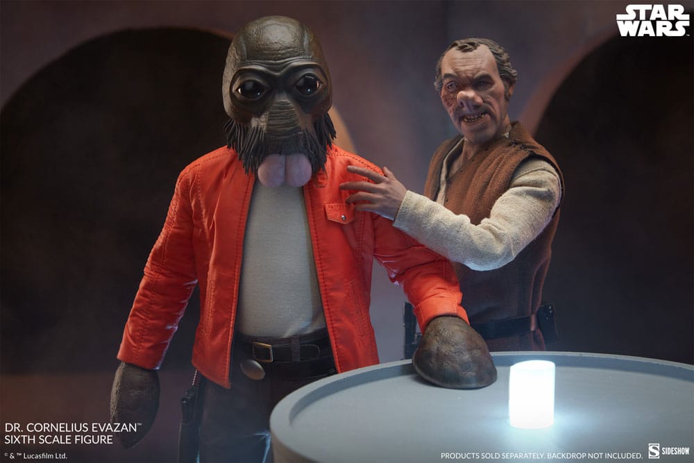 Sideshow Collectibles Star Wars Episode IV Scum & Villainy Doctor Cornelius Evazan 1/6 Actionfigur