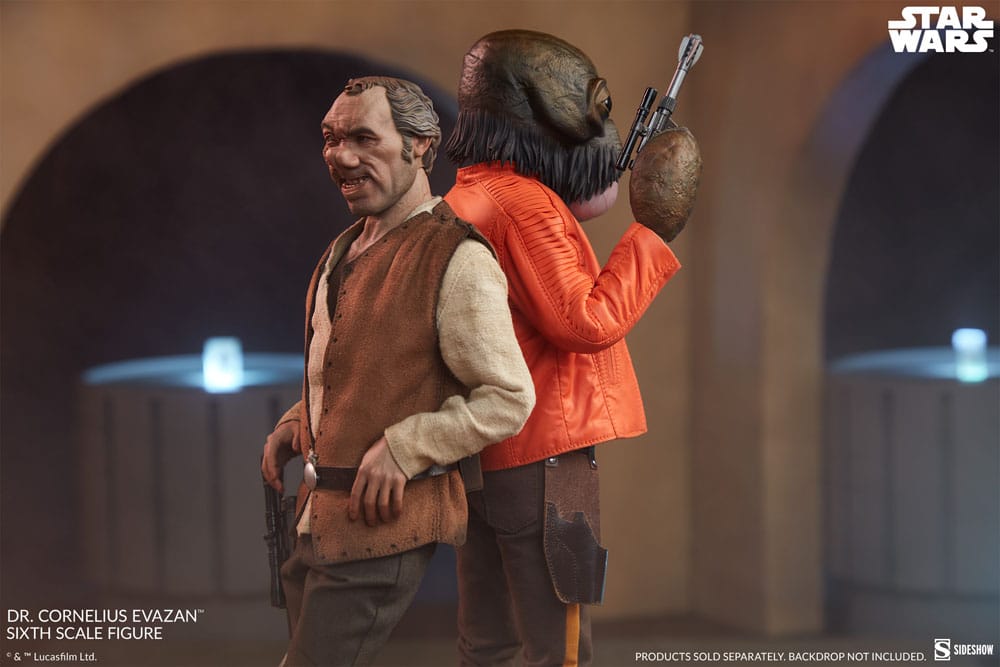 Sideshow Collectibles Star Wars Episode IV Scum & Villainy Doctor Cornelius Evazan 1/6 Actionfigur