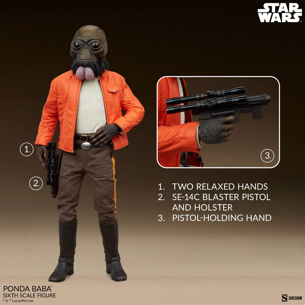 Sideshow Collectibles Star Wars Ponda Baba Scum & Villainy 1/6 Actionfigur