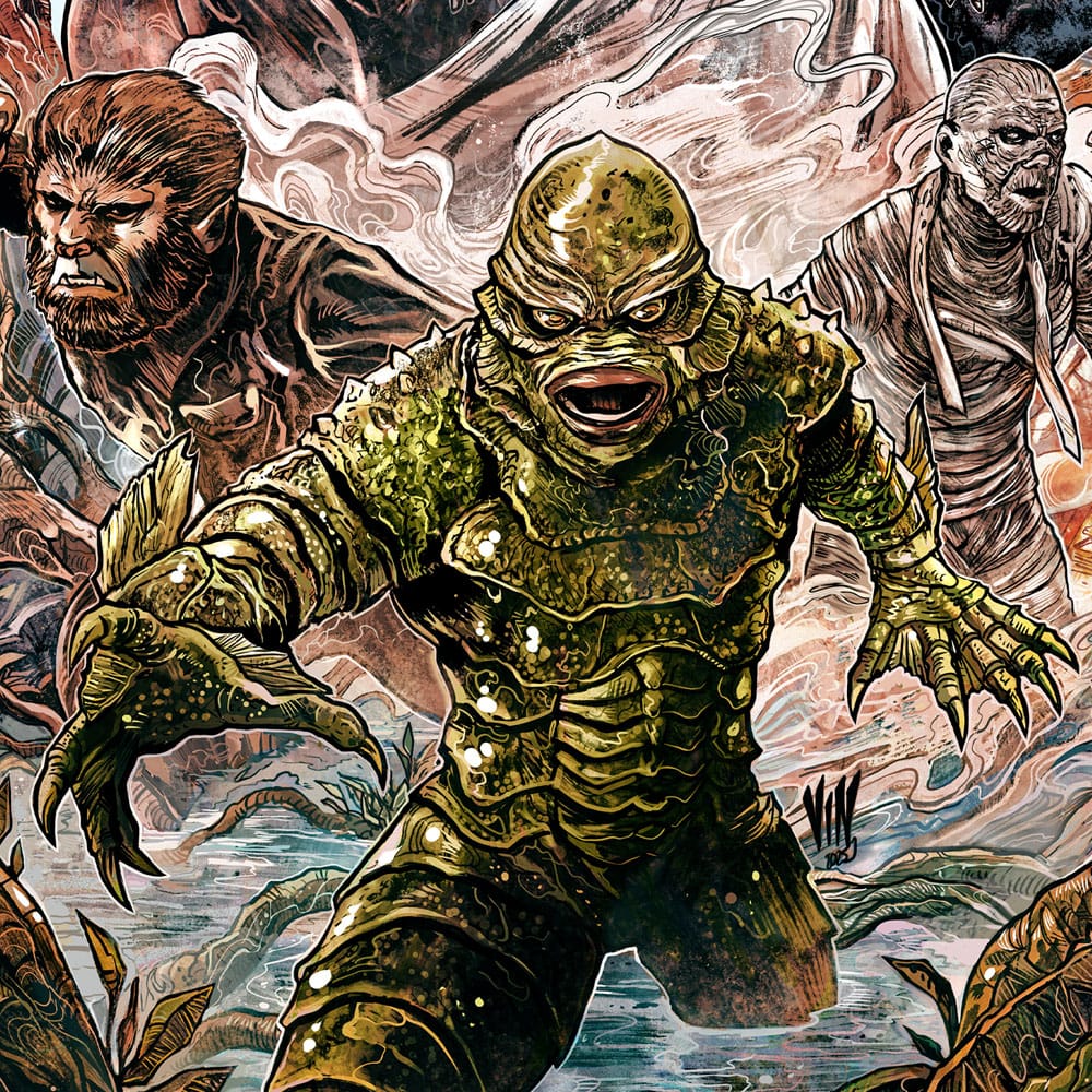 Sideshow Collectibles Universal Monsters by Vincenzo Riccardi Kunstdruck