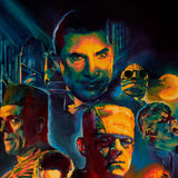 Sideshow Collectibles Universal Monsters Valentine Collage Kunstdruck