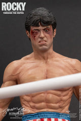 Slystalloneshop Sylvester Stallone Rocky Over Drago Through The Ropes 1/10 Statue