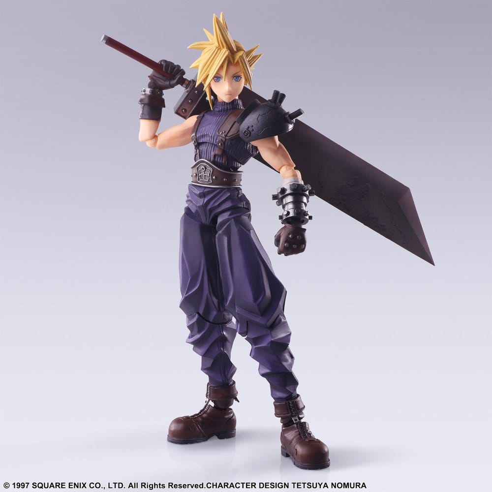 Square-Enix Final Fantasy VII Cloud Strife Actionfigur Bring Arts Digital Plus Edition