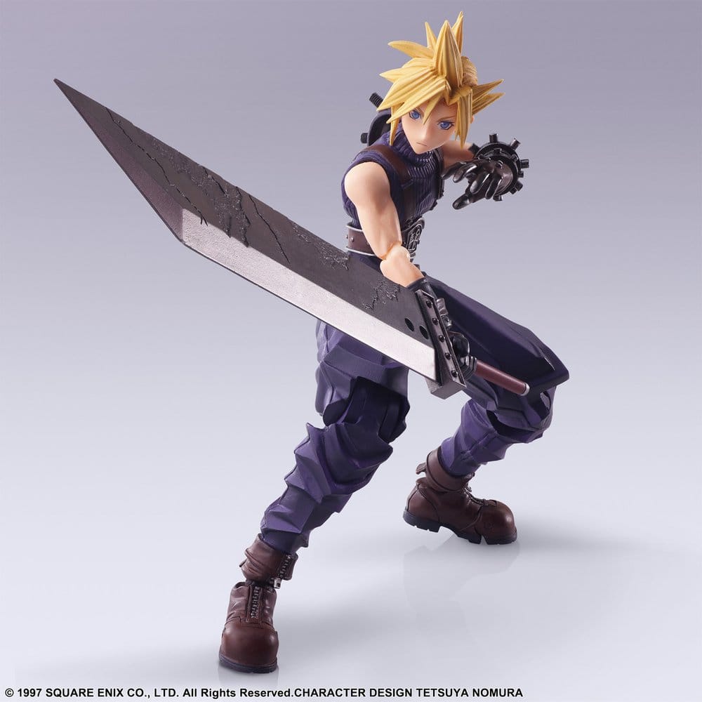 Square-Enix Final Fantasy VII Cloud Strife Actionfigur Bring Arts Digital Plus Edition