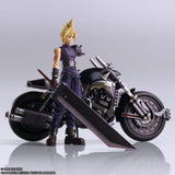Square-Enix Final Fantasy VII Cloud Strife Und Fahrzeug Hardy-Daytona Bring Arts Actionfigur