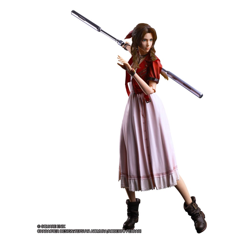 Square-Enix Final Fantasy VII Rebirth Aerith Gainsborough Play Kai Arts Actionfigur