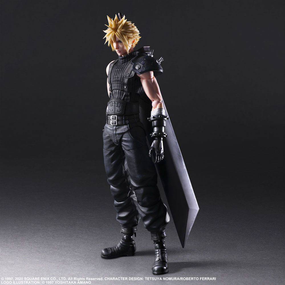 Square-Enix Final Fantasy VII Remake Cloud Strife Play Arts Kai Ver. 2 Actionfigur
