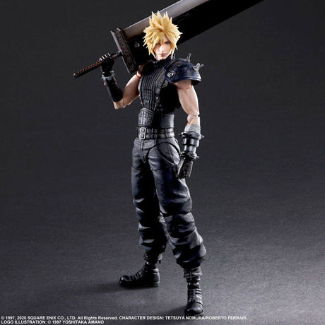 Square-Enix Final Fantasy VII Remake Cloud Strife Play Arts Kai Ver. 2 Actionfigur