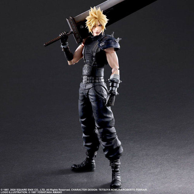 Square-Enix Final Fantasy VII Remake Cloud Strife Play Arts Kai Ver. 2 Actionfigur
