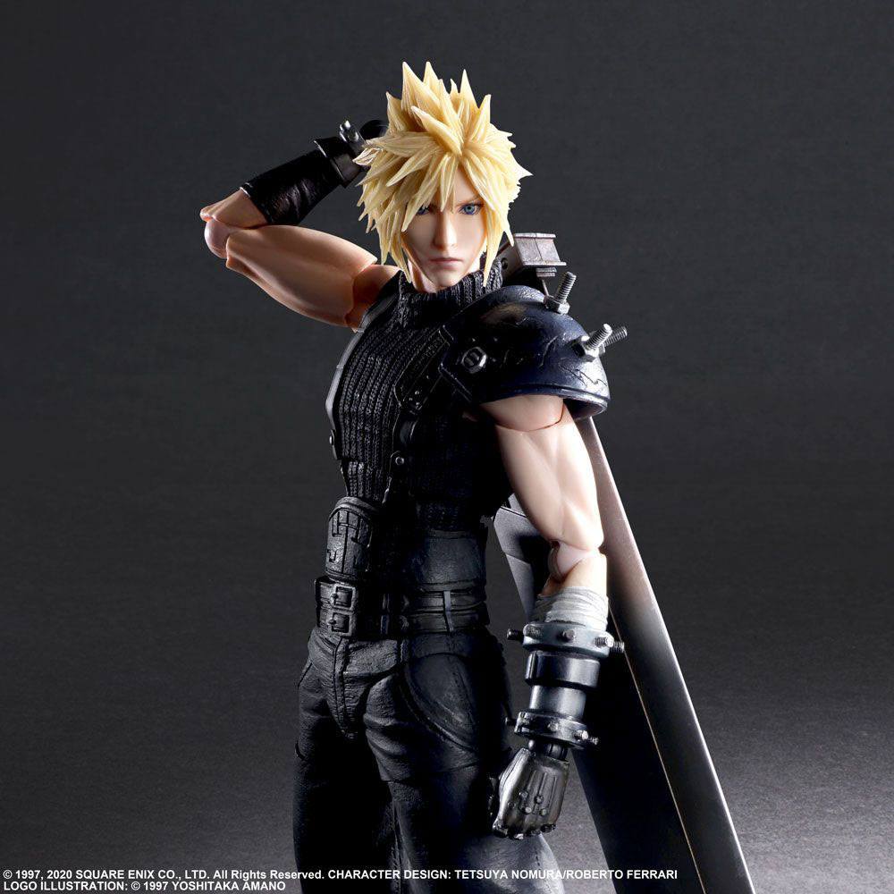 Square-Enix Final Fantasy VII Remake Cloud Strife Play Arts Kai Ver. 2 Actionfigur