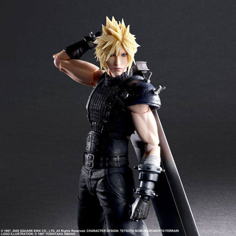 Square-Enix Final Fantasy VII Remake Cloud Strife Play Arts Kai Ver. 2 Actionfigur