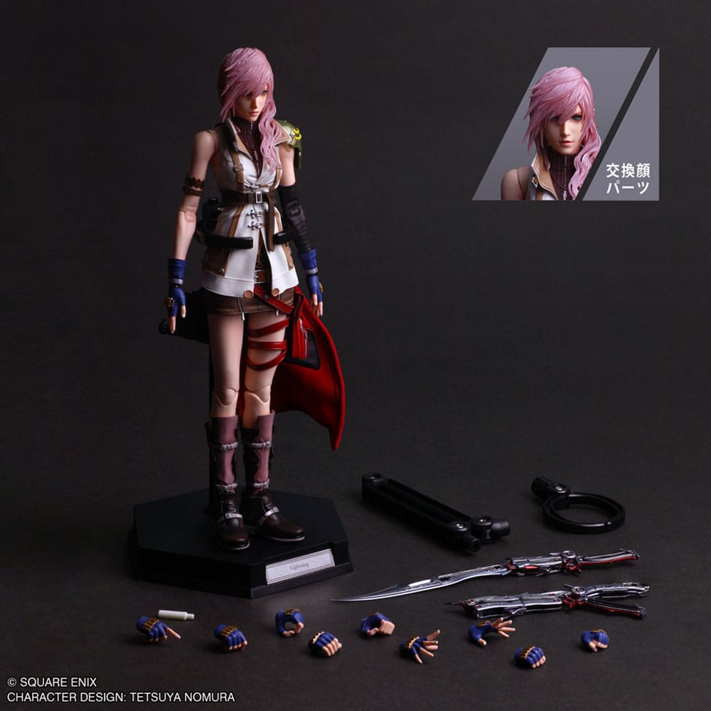 Square-Enix Final Fantasy XIII Lightning Play Arts Shin Actionfigur