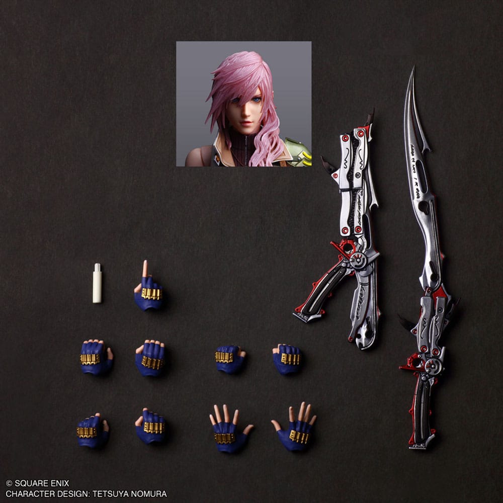 Square-Enix Final Fantasy XIII Lightning Play Arts Shin Actionfigur