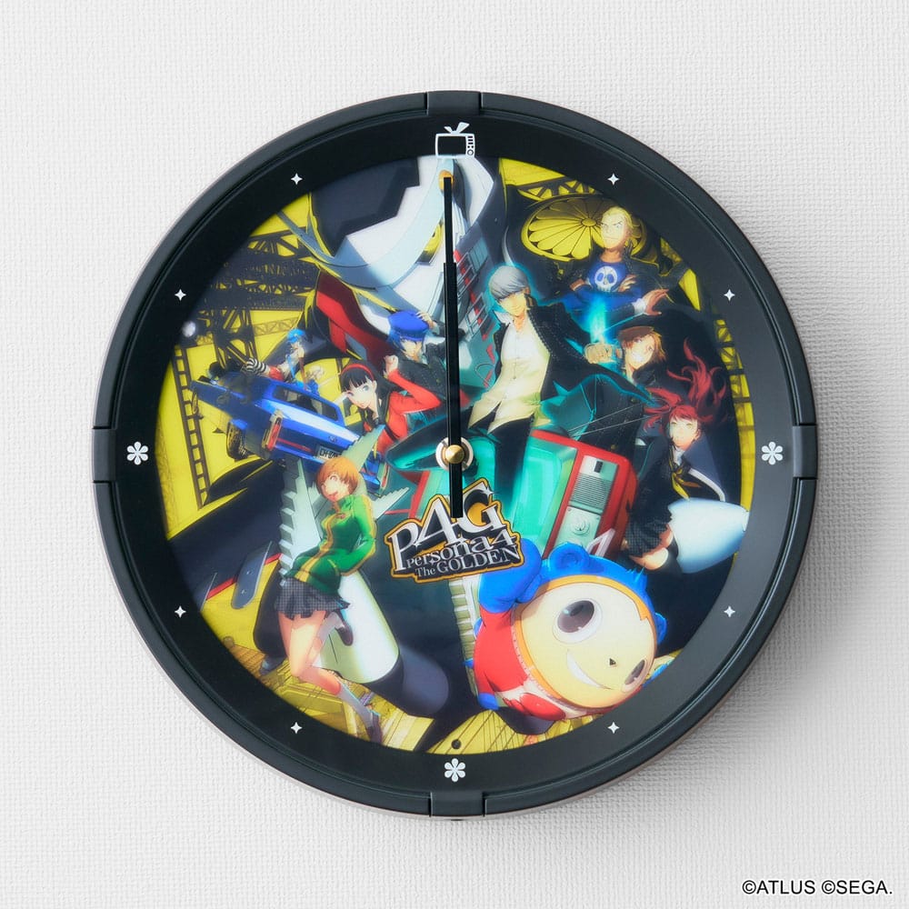 Square-Enix Persona 4 Golden Melody Wanduhr mit Sound
