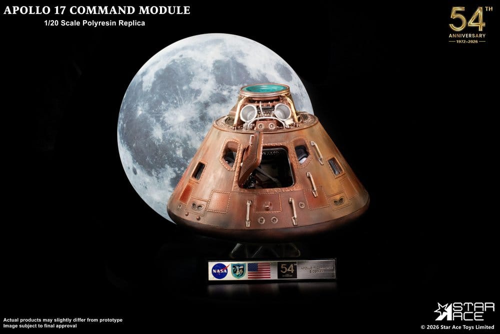 Star Ace Toys Apollo 17 Command Module 1/20 Replik