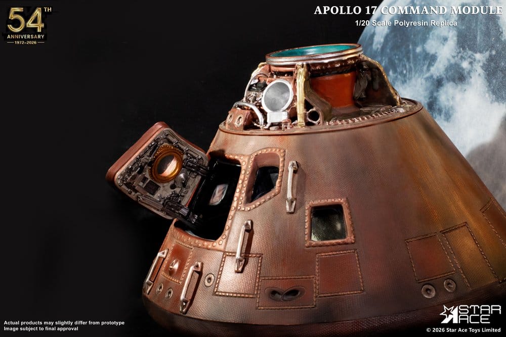 Star Ace Toys Apollo 17 Command Module 1/20 Replik