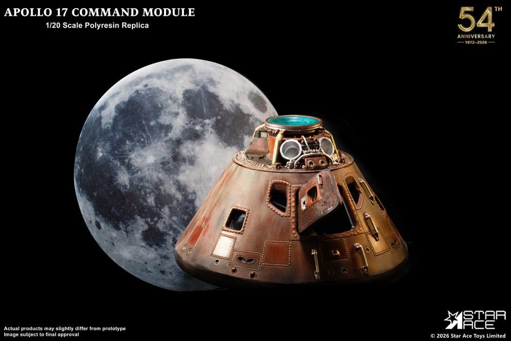 Star Ace Toys Apollo 17 Command Module 1/20 Replik