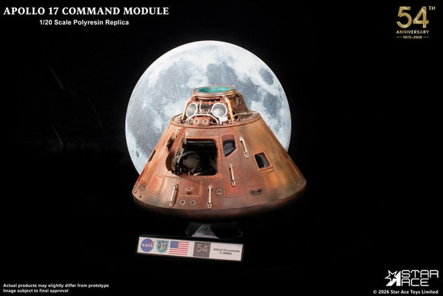 Star Ace Toys Apollo 17 Command Module 1/20 Replik