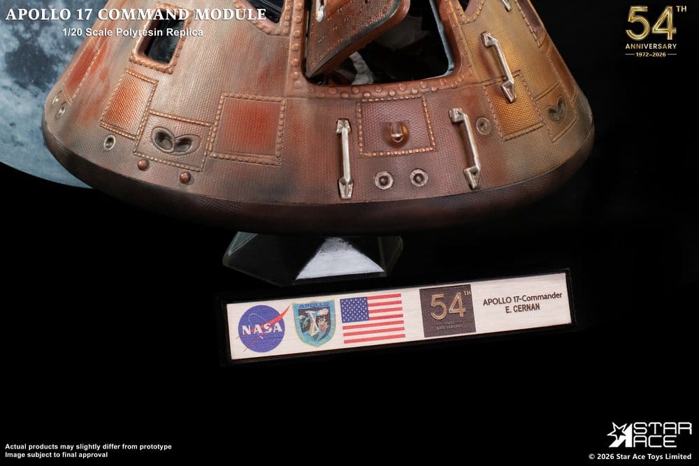 Star Ace Toys Apollo 17 Command Module 1/20 Replik