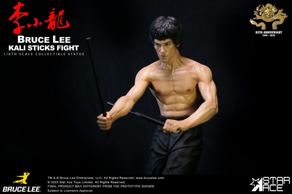 Star Ace Toys Bruce Lee Der Mann mit der Todeskralle Deluxe Basement Version 1/6 Statue