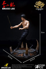Star Ace Toys Der Mann mit der Todeskralle Bruce Lee Kali Sticks Fight Normal Basement 1/6 Statue