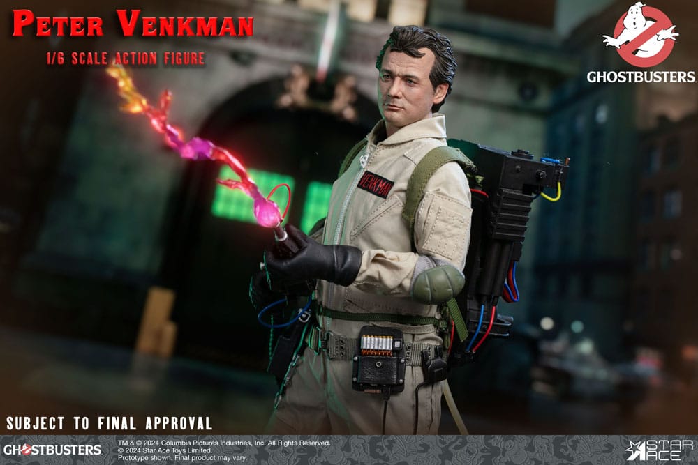 Star Ace Toys Ghostbusters (1984) Peter Venkman 1/6 Actionfigur - Beschädigte Verpackung