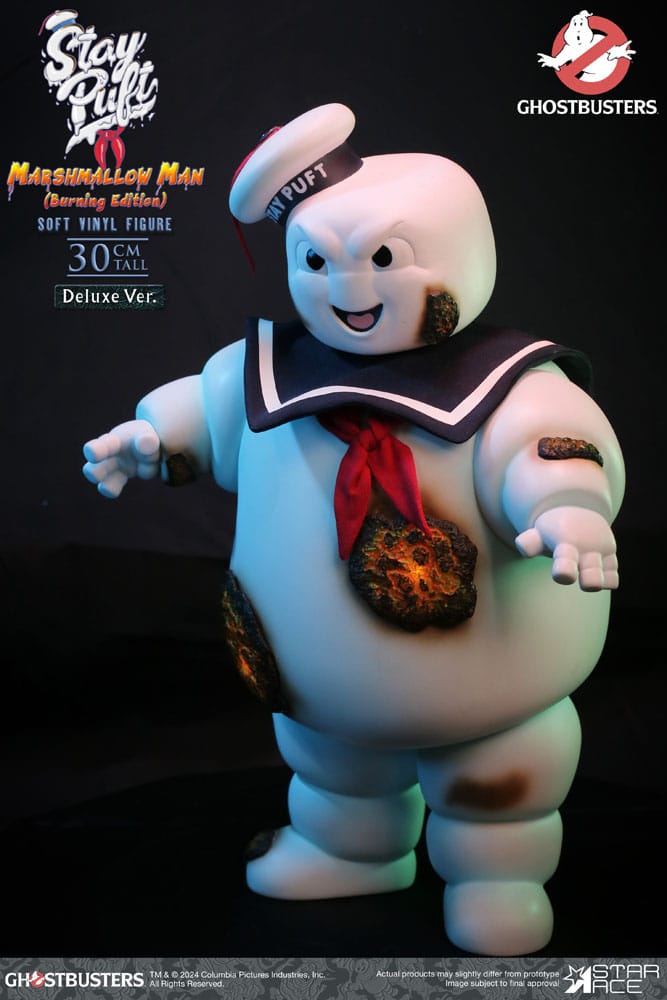 Star Ace Toys Ghostbusters Stay Puft Marshmallow Man Burning Edition Deluxe Statue